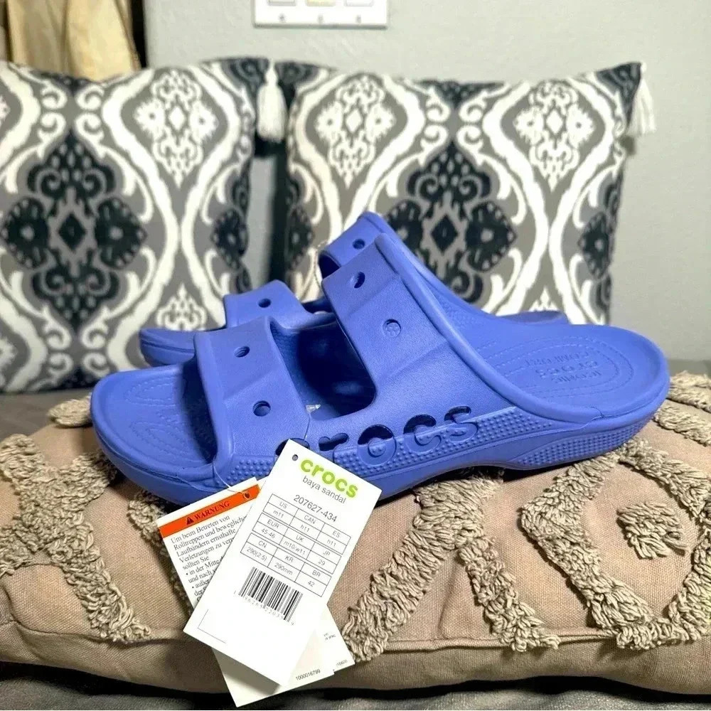 Crocs unisex sandal baya slide blue mens size 11